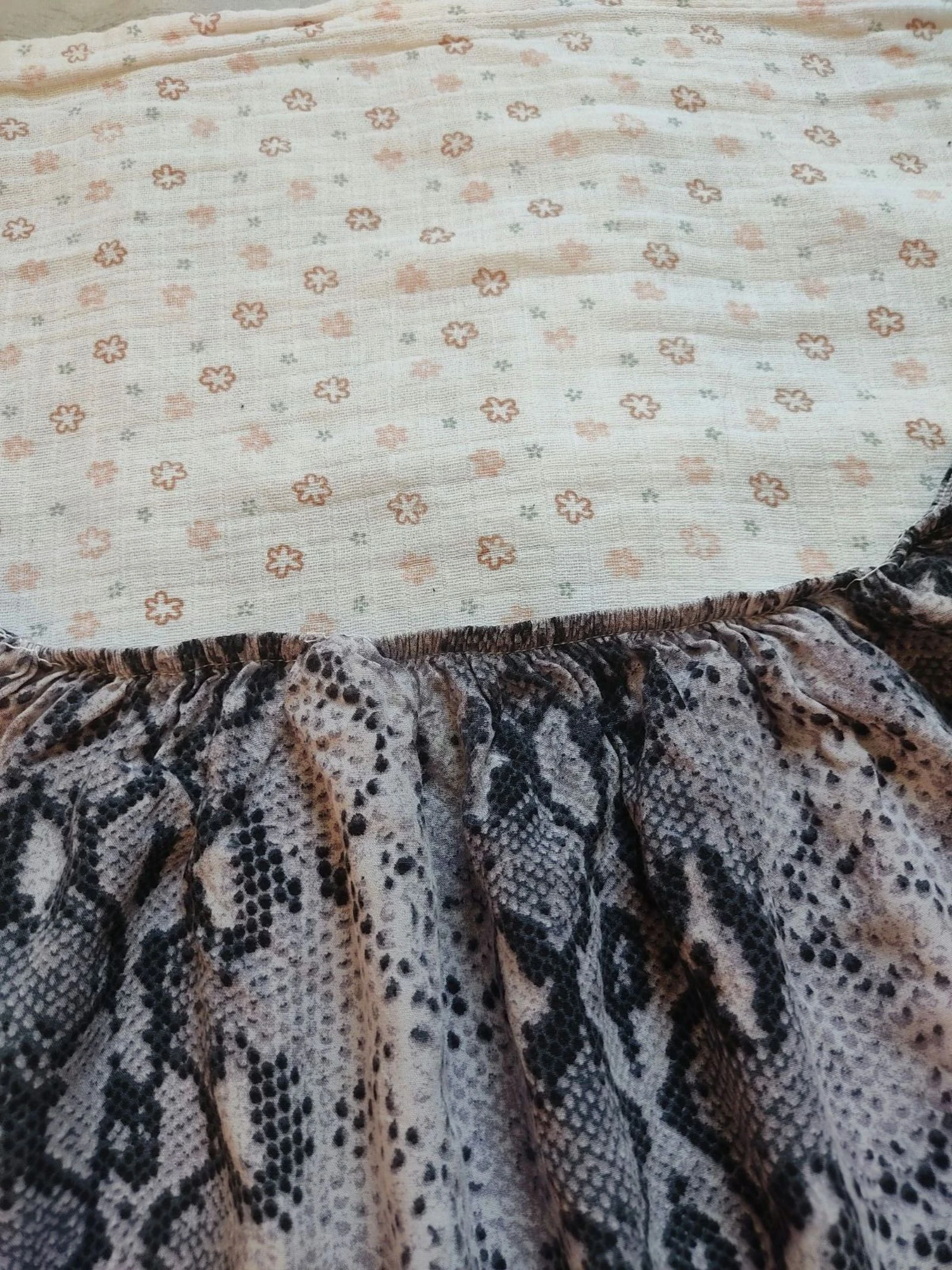 Python print and embroidery blouse - Size 44 - Very good condition – photo 5